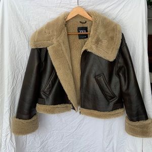 Zara double sided short jacket